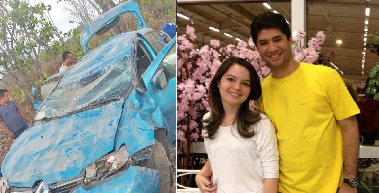 Advogado e esposa sofrem acidente de carro